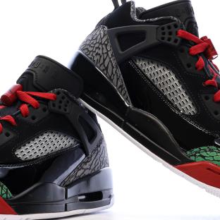 Baskets Noires/Rouges Homme Nike Jordan Spizike Low vue 7