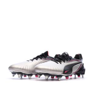 Chaussures de Foot Gris/Noir Homme Puma King Ultimate MxSG vue 0