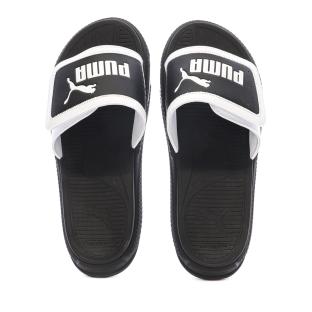 Claquettes Blanche/Noire Homme Puma Softridepro vue 3