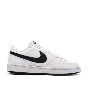 Baskets Blanches Garçon Nike Court Borough Low vue 2