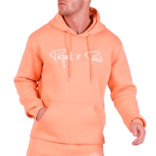 Sweat à Capuche Orange Homme Project X Paris Signature vue 0