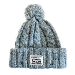 Bonnets Gris Femme Levi's Pom Beanie vue 0