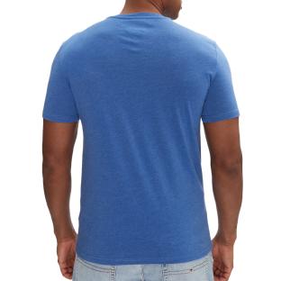 T-shirt Bleu Homme Tommy Hilfiger Jaspe M12 vue 2