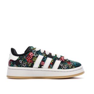 Baskets Noires à Motifs Fille Adidas Campus vue 0