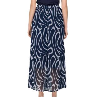 Jupe Longue Marine Femme JDY Maxi Iris vue 2