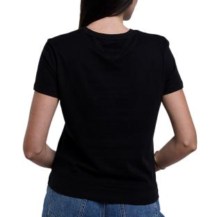 T-Shirt Noir Femme Tommy Hilfiger DW0DW21842 vue 0