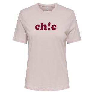 T-Shirt Rose Femme Only Lola vue 0