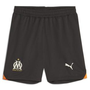 OM Short de Foot Noir Garçon Puma Replica 2023/2024 pas cher