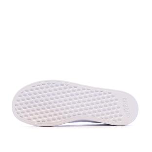 Baskets Blanc/Rose Fille Adidas Advantage vue 0