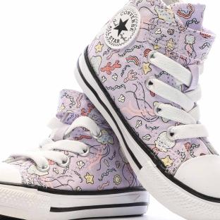 Baskets Mauve Garçon/Fille Converse Chuck Taylor All Star vue 7
