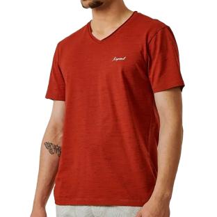 T-Shirt Rouge Homme Kaporal NETERE pas cher