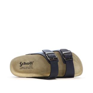 Sandales Marines Lisses Homme Schott Arthur vue 4