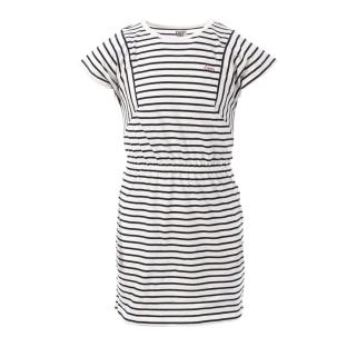 Robe à Rayures Marine/Blanc Fille EOM Pinil pas cher