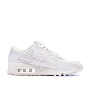 Air Max 90 Blanches Homme Nike vue 2