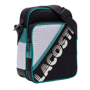 Sacoche Noir/Bleu Homme Lacoste bayou vue 0