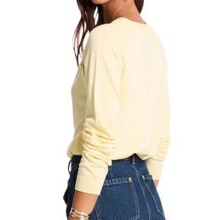 Pull Jaune Femme Morgan Boutons vue 0