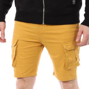 Short Cargo Jaune Homme La Maison Blaggio VEGALIA vue 0