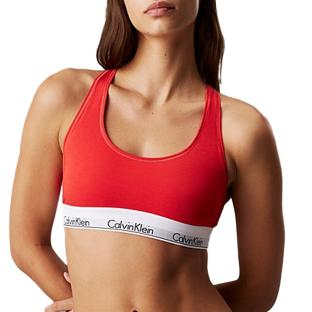 Brassière Rouge Femme Calvin Klein Jeans Unlined 0000F3785E pas cher