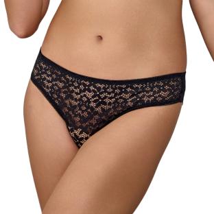 Tanga Noir Femme Les Petites Bombes MONA pas cher