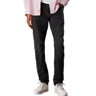 Jean Slim Taper Noir Homme Calvin Klein Jeans J30J327149 pas cher