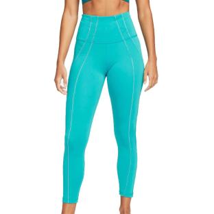 Legging Turquoise Femme Nike 7/8 Lurex pas cher