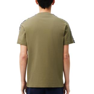 T-shirt Kaki Homme Lacoste TH7404 vue 0