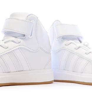 Baskets Blanc Mixte Adidas Grand Court Mid Shoes vue 0