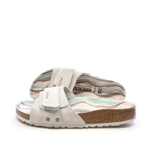 Sandales Grises Clair Femme Birkenstock Arizona pas cher