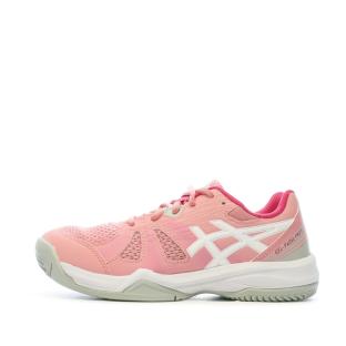 Chaussures de Tennis Rose/Gris Femme/Fille Asics Gel Padel Pro 5 pas cher
