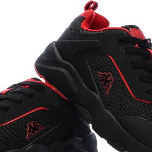 Baskets Noires/Rouges Garçon Kappa Logo Safir 2s vue 0