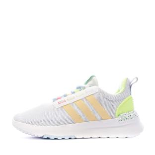 Baskets Blanches Filles Adidas Racer Tr21 K pas cher