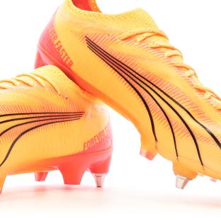 Chaussures de football Orange/Rose Homme Puma Ultra Ultimate vue 7