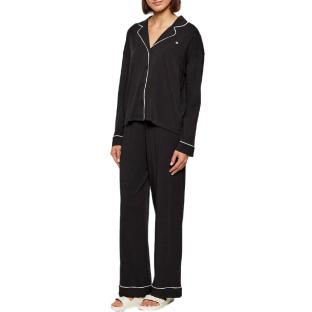 Pyjama Noir Femme Tommy Hilfiger UW0UW06142 vue 0