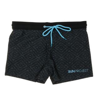 Maillot de bain Noir/Bleu Homme Sun Project Floral Print pas cher