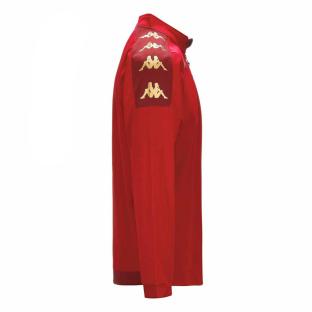 Sweat 1/4 de Zip Rouge Homme Kappa Gassolo vue 0