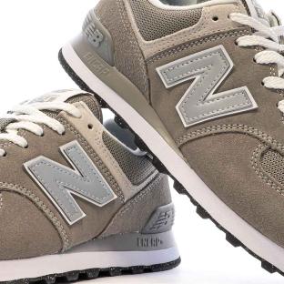 Baskets Marron/Gris Homme New Balance 574 vue 7