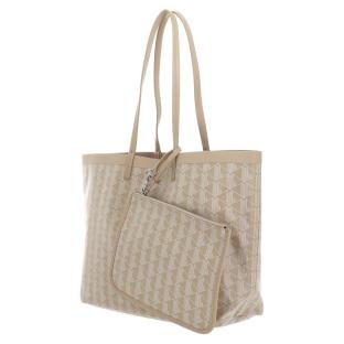 Sac Cabas Beige Clair Femme Lacoste Zely vue 0