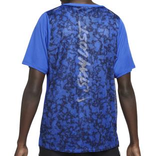 T-shirt de Running Bleu Homme Nike Wild Run vue 2