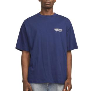 T-Shirt Marine Homme Jack & Jones Bury pas cher