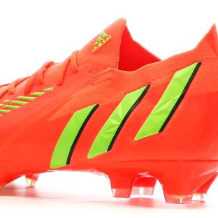 Chaussures de Football Orange/Vert Homme Adidas  Predator Edge.1 L vue 7