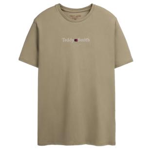 T-Shirt Beige Homme Teddy Smith Jim vue 0