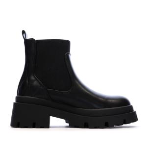 Bottines Noires Femme Only Doja vue 2