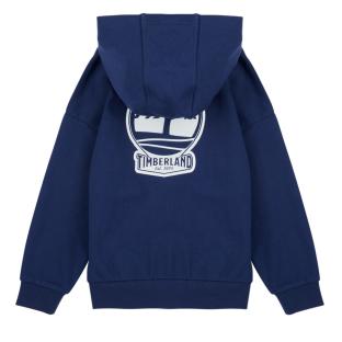 Timberland Sweatshirt mit Reißverschluss für Jungen, marineblau, T60451 Ansicht 0