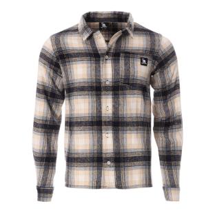 Chemise Grise/Bleu Homme Gotcha 974210 pas cher