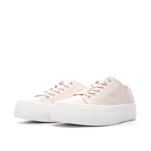 Baskets Roses Femme Calvin Klein Jeans Vulc vue 3