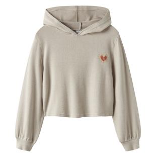 Sweat à Capuche Beige Fille Name it Billie vue 0