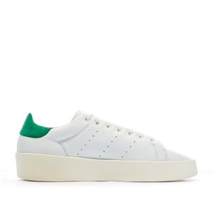 Baskets Blanches/Vert Homme Adidas Stan Smith Relasted vue 2