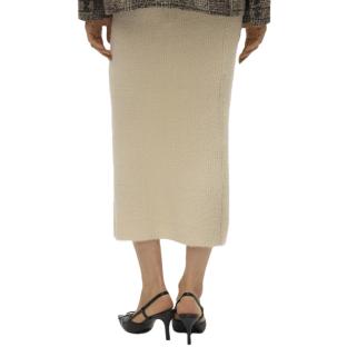 Jupe Longue Beige Femme Vero Moda Puff vue 2