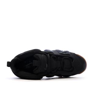 Basket Noir Homme NIKE Air More Uptempo Low Gomme vue 4