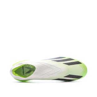 Chaussures de Foot Blanc/Jaune Adidas X Crazyfast.1 Ll SG vue 0